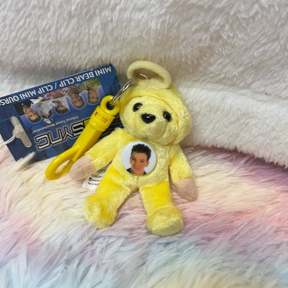 NSYNC Teddy Bear keychain